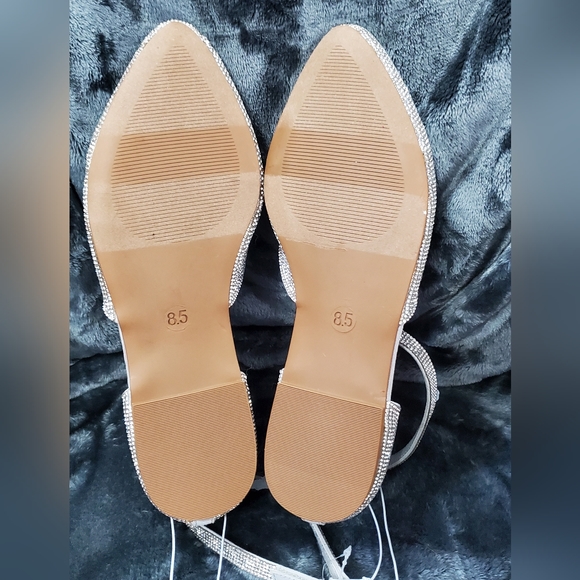 Lane Bryant NWT All Over Rhinestone Flat - Picture 4 of 4